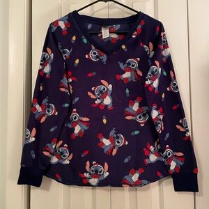 Disney Soft Sleepwear with Stitch Christmas pattern